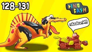 Динозавры против Троглодитов 128-130 в DINO BASH прохождение мульт игры про динозавров на андроид