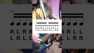 Steal Drum Licks for Guitar #shorts #guitarlesson #leadguitar #guitartricks