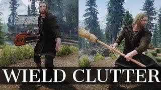 Skyrim Mod: Wield Clutter - Improvised Weaponry