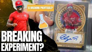 THE BREAKING EXPERIMENT!  IS IT PROFITABLE?  | Card Curiosity