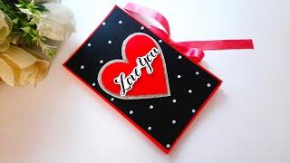 DIY Handmade Greeting Card for LOVE | Beautiful Greeting Card for Boyfriend | Tutorial