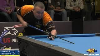 10-BALL ▸ J. SEAMAN vs T. HOHMANN ▸ 2022 APEX Wisconsin Open