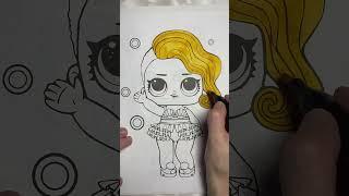 Baby LOL please follow me and help me get my first 1000 subscribers #shorts #coloring #art