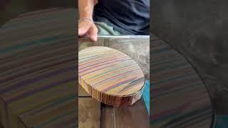 Making a micro cutting board from recycled skateboards