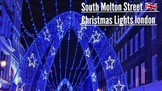 Christmas lights South Molton Street London 2022 || H C Vlogs Uk ||