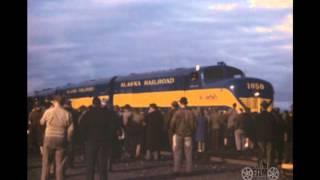 Alaska Railroad engines in Anchorage