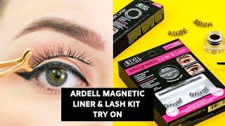 Ardell Magnetic Liner and Lashes TRY ON