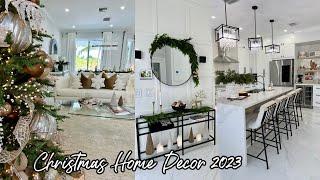 CHRISTMAS DECORATE WITH ME 2023 | ENTRYWAY, LIVING ROOM AND KITCHEN