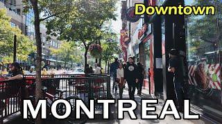 Walk in Downtown Montreal, Quebec - Fall 2024