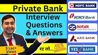 Bank Interview Questions and Answers for Freshers | Growing Professional