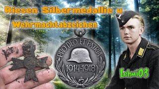 Riesen Silbermedaille und Wehrmachtabzeichen.Lehmi08 I.L.N.Z.H Teil 15