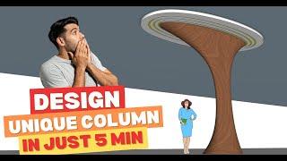 Create a Stunning Modern Column in SketchUp FAST