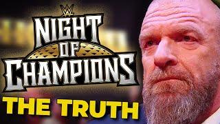 WWE 나이트 오브 챔피언스의 충격적인 진실