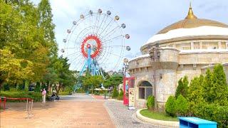 [4k] 경주 월드 Gyeongju World Amusements park  한국에서 가장 무서운 롤러코스터 slow walking Korea