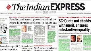 21st January 2022. The Indian Express Newspaper Analysis presented by Priyanka Ma'am (IRS).