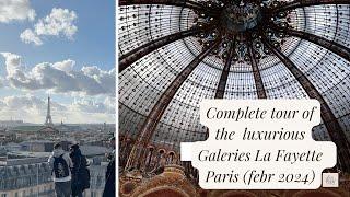 GALERIES LAFAYETTE,  THE BEST SHOPPING MALL IN PARIS 2024