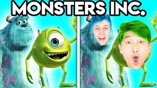 MONSTERS INC WITH ZERO BUDGET! (Funny Disney PARODY By LANKYBOX!)