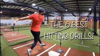 Top 6 Hitting Drills for Players of ALL Ages!  [Baseball Hitting Drills That Really Work!]