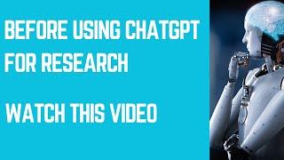 Advantages and Disadvantages of using ChatGPT in Research l Murad Learners Academy