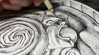 Junji Ito Uzumaki Spiral Manga Drawing