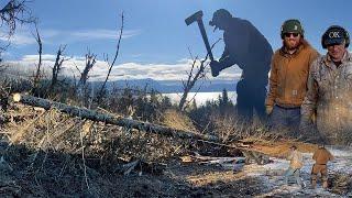 Heruntergefallener Baumstumpf verwüstet Gehöft in Alaska || Otto Kilcher