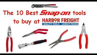 The 10 Best Snap On Tools to buy at Harbor Freight. HF made the comparisons and started this game.