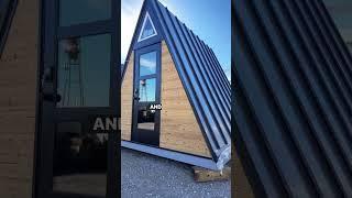 Aframe Micro Cabin #aframe #tinyhouse #aframecabin #aframehouse #tinycabin #alternativeliving #tiny