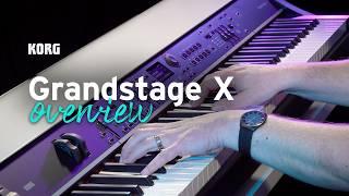 Explore Grandstage X sounds, features and functions with Luke from Korg