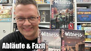 Witness (Deep Print Games / Pegasus Spiele) - kooperativ - geheimnisvoll - Lohnenswert!