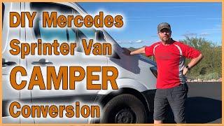 Van Tour of DIY Sprinter Camper Van Conversion