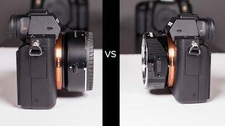 Metabones IV vs Fotodiox Canon EF to Sony E Adapters - Sony A7RII