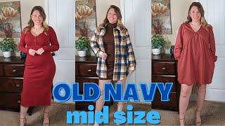 Old Navy Fall Try-On Haul || Mid-Size || September 2022