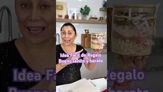 Idea de Regalo Navideño, bueno; sanito y barato. MIX Para PANCAKES  SIN GLUTEN Y AZÚCAR #shorts