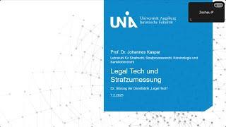 52. Sitzung der „Denkfabrik Legal Tech“ am 7. Februar 2025 - Bayern