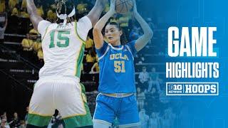 UCLA at Oregon | HIGHLIGHTS | Big Ten Women's Basketball | 02/09/2025