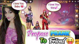 GIRL KI AWAZ ME  DOST KO BANAYA CHUTIYA  / AH Gaming Prank