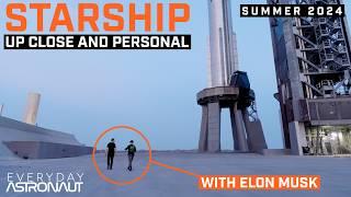 Join Elon Musk on a tour of Starship just before it launches! (w/ post launch interview)