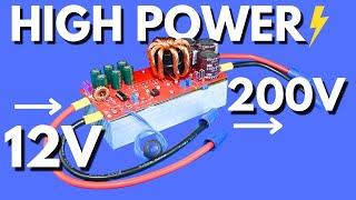 Build a High Power DIY DC to DC Boost Converter in Minutes! Step-by-Step Tutorial