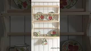 Tellerregal im Landhausstil – Handarbeit aus Holz   AlteLiebeHamburg #regalo #holzarbeiten #teller