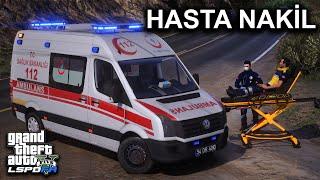 ACİL VAKA ŞEHİRE HASTA NAKİL !!  - GTA 5 112 AMBULANS MODU - LSPDFR