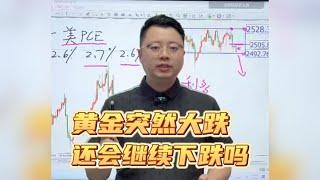 黄金周五突然大跌，未来走势如何？ #黄金  #今日金价 #国际金价 【黄金行情分析2024/9/2】