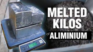 I Melted KILOS of Aluminum