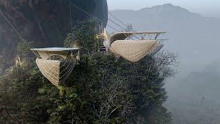 Pitcher Plant-Inspired Sky Treetop Restaurant in Sri Lanka by Thilina Liyanage Visualizations