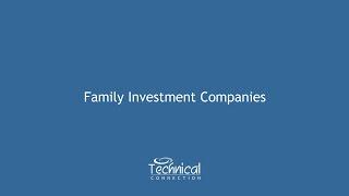 Family Investment Companies