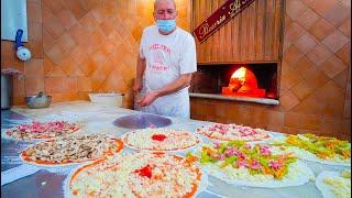 Street Food in Italy  ROME’S #1 PIZZA at Ai Marmi + ITALIAN STREET FOOD in Roma!