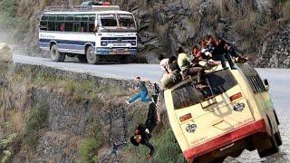 Most Dangerous Roads In The World That Any Driver Dare Not To Drive, Bus& Truck Operator Skills # 2