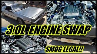 **Smog Legal** DeLorean Engine Swap!