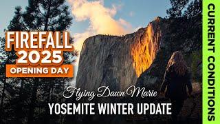 293: Yosemite FIREFALL Opening Day 2025 - Crowds, Waterfalls & Current Winter Conditions