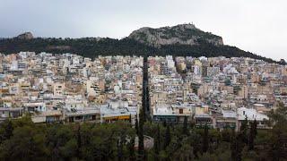 Strefi hill walk in Athens, Greece