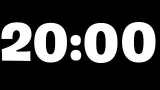 ⏳ 20 Minute Timer! | Ideal for Short Productivity Sessions 